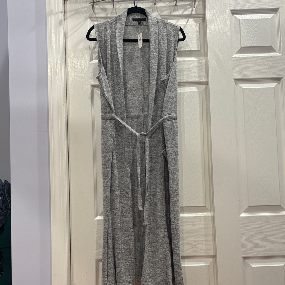 Banana Republic Heather Gray Open Cardigan